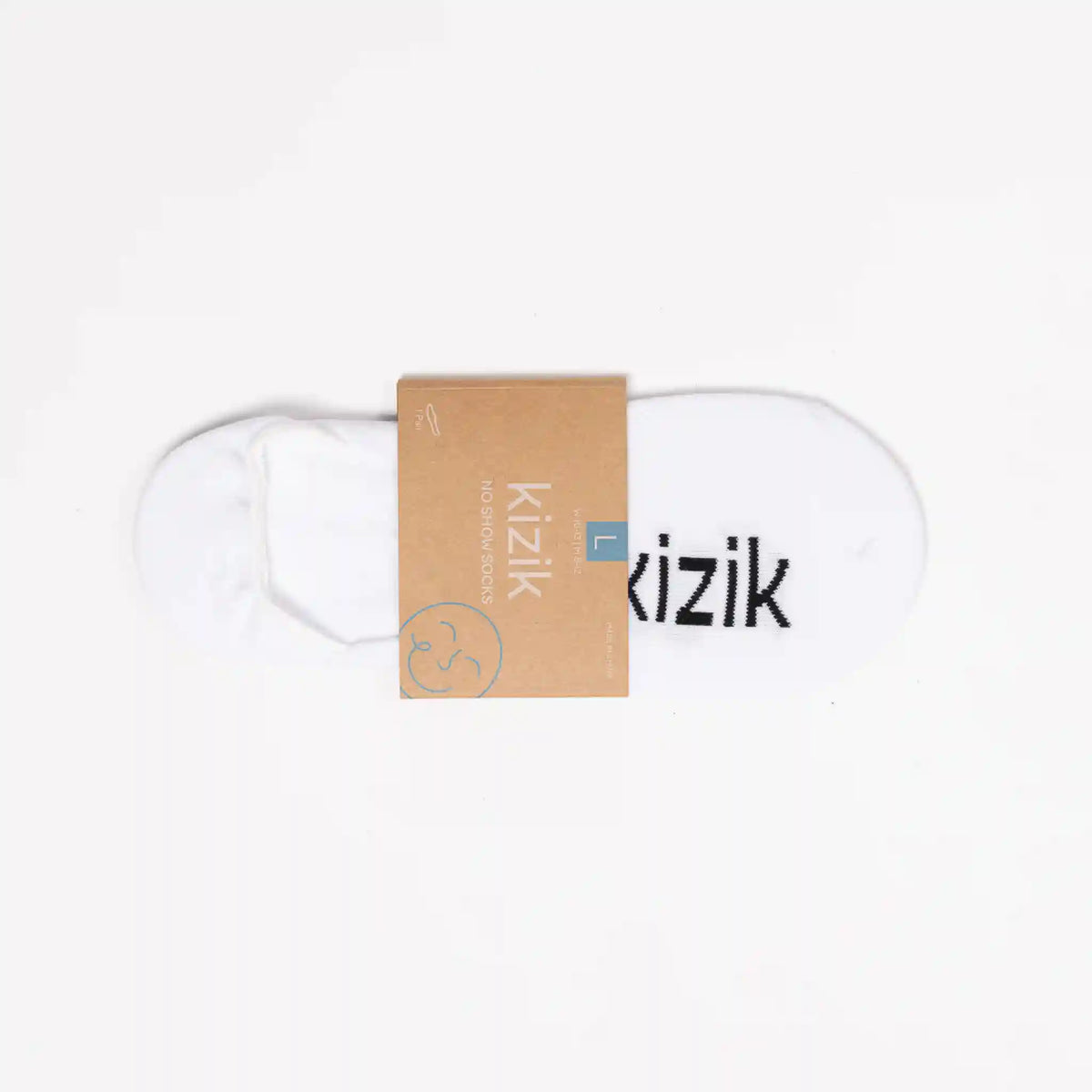 Kizik No Show Socks - White